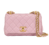 Triple Chain Single Flap, &pound;2,950, Handbags, Pink, Leather, Front view